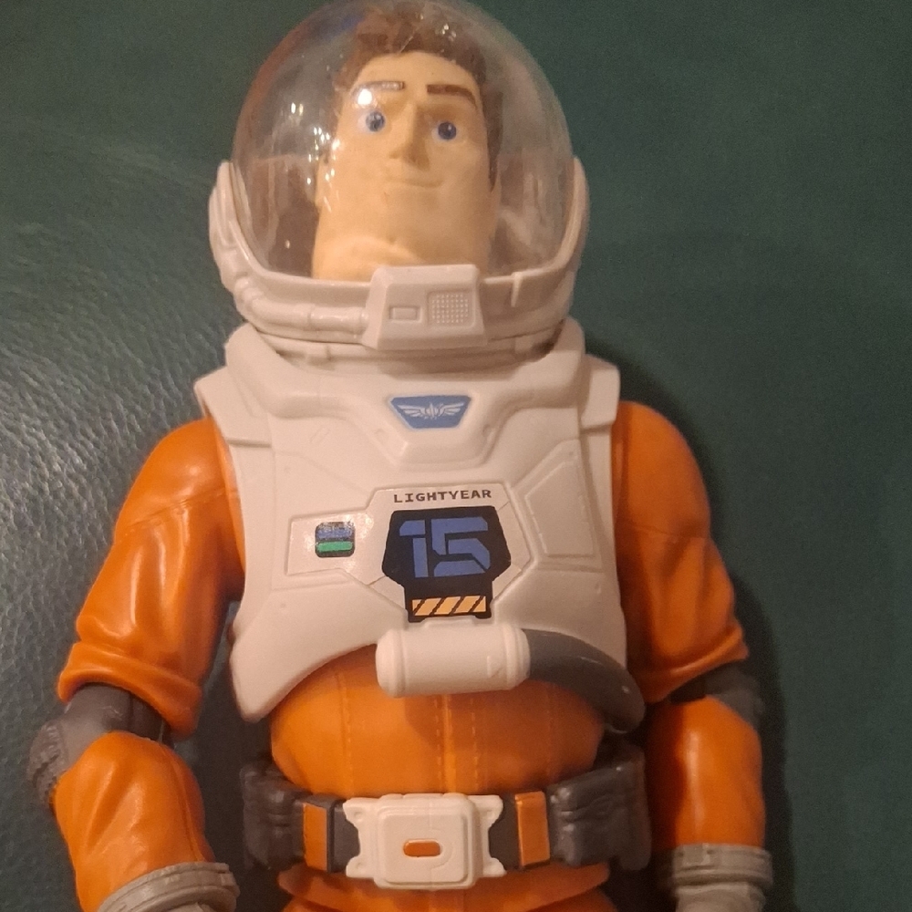 Disney Pixar Buzz Lightyear Space Ranger Orange Suit Action Figure